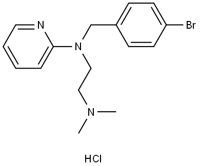 Bromopyramine Hydrochloride Structure