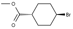 methyl trans-4-bromocyclohexanecarboxylate Structure