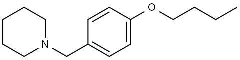 1-[(4-Butoxyphenyl)methyl]piperidine Structure