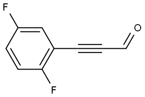 3-(2,5-Difluorophenyl)-2-propynal Structure