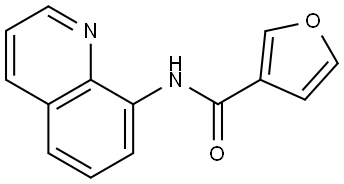 N-(Quinolin-8-yl)furan-3-carboxamide Structure