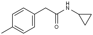 N-cyclopropyl-2-(p-tolyl)acetamide Structure