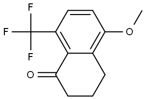 5-METHOXY-8-(TRIFLUOROMETHYL)-1,2,3,4-TETRAHYDRONAPHTHALEN-1-ONE Structure