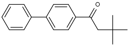 1-[1,1'-Biphenyl]-4-yl-3,3-dimethyl-1-butanone Structure