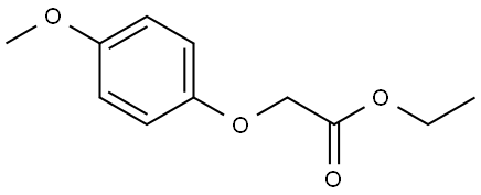 Acetic acid, (4-methoxyphenoxy)-, ethyl ester, radical ion(1+) Structure