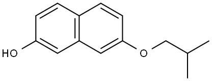 7-(2-Methylpropoxy)-2-naphthalenol Structure