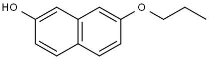 7-Propoxy-2-naphthalenol Structure