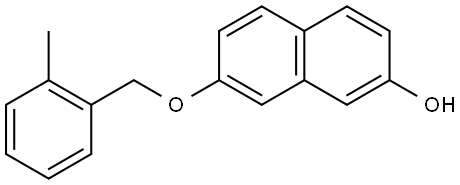 7-[(2-Methylphenyl)methoxy]-2-naphthalenol Structure