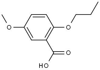 5-methoxy-2-propoxybenzoic acid Structure