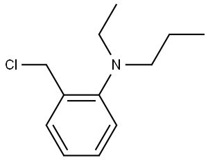 2-(chloromethyl)-N-ethyl-N-propylaniline Structure