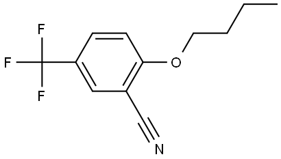 2-Butoxy-5-(trifluoromethyl)benzonitrile Structure