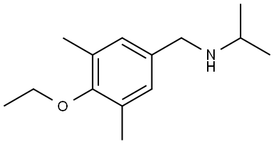 4-Ethoxy-3,5-dimethyl-N-(1-methylethyl)benzenemethanamine Structure