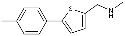 N-Methyl-5-(4-methylphenyl)-2-thiophenemethanamine Structure