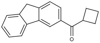 Cyclobutyl-9H-fluoren-3-ylmethanone Structure