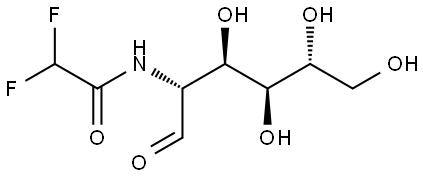 N-Difluoroacetyl-D-glucosamine Structure