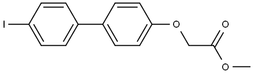 Methyl 2-[(4'-iodo[1,1'-biphenyl]-4-yl)oxy]acetate Structure