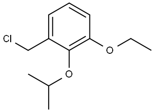 1-(chloromethyl)-3-ethoxy-2-isopropoxybenzene Structure