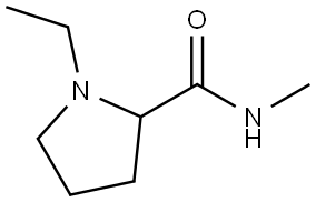 1-ethyl-N-methylpyrrolidine-2-carboxamide Structure