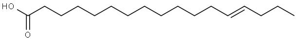 13(E)-Heptadecenoic acid Structure