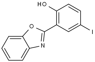 2-(Benzo[d]oxazol-2-yl)-4-iodophenol Structure