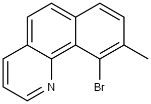 Benzo[h]quinoline, 10-bromo-9-methyl- Structure