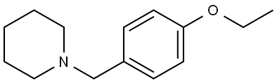 1-[(4-Ethoxyphenyl)methyl]piperidine Structure