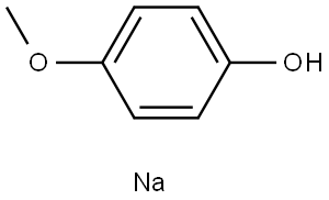 Phenol, 4-methoxy-, sodium salt (1:1) 구조식 이미지