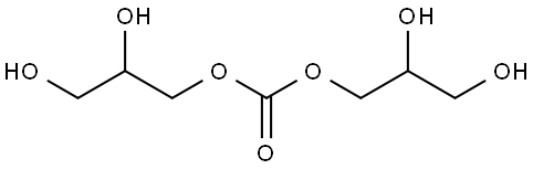 1,2,3-Propanetriol, 1,1'-carbonate Structure