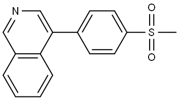 4-[4-(Methylsulfonyl)phenyl]isoquinoline Structure