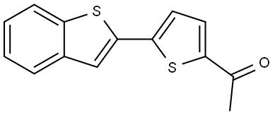 2-(5-Acetylthiophen-2-yl)benzothiophene Structure