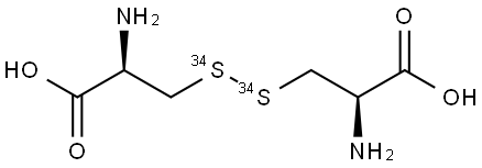 L-Cystine-34S2 Structure