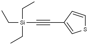 3-[2-(Triethylsilyl)ethynyl]thiophene Structure