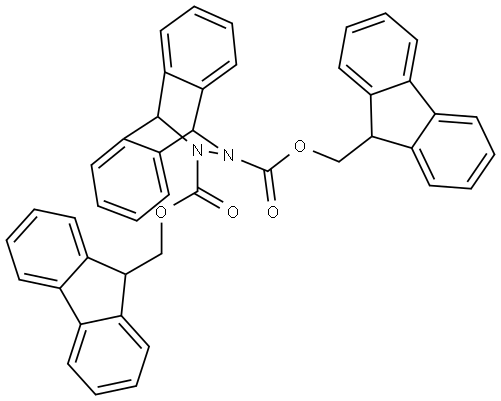 11,12-Bis(9H-fluoren-9-ylmethyl) 9,10-dihydro-9,10-biiminoanthracene-11,12-dicarboxylate Structure