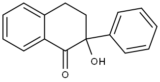 2-hydroxy-2-phenyl-3,4-dihydronaphthalen-1(2H)-one Structure