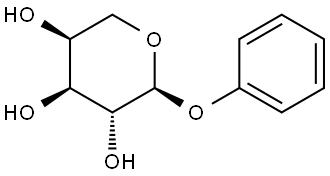 α-L-Arabinopyranoside, phenyl Structure