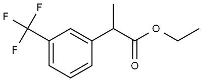 ethyl 2-(3-(trifluoromethyl)phenyl)propanoate Structure