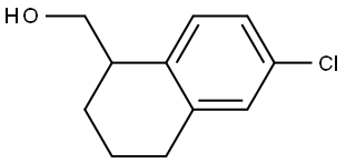 1-Naphthalenemethanol, 6-chloro-1,2,3,4-tetrahydro- Structure