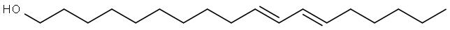 10,12-Octadecadien-1-ol, (10E,12E)- Structure