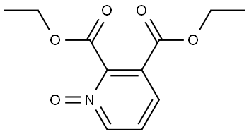 2,3-Pyridinedicarboxylic acid, 2,3-diethyl ester, 1-oxide Structure