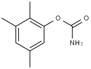 Carbamic acid 2,3,5-trimethylphenyl ester Structure