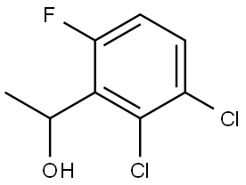 1-(2,3-dichloro-6-fluorophenyl)ethanol Structure