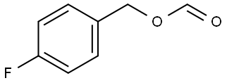 Benzenemethanol, 4-fluoro-, 1-formate Structure