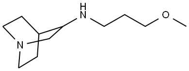 N-(3-methoxypropyl)quinuclidin-3-amine Structure