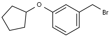 1-(Bromomethyl)-3-(cyclopentyloxy)benzene Structure