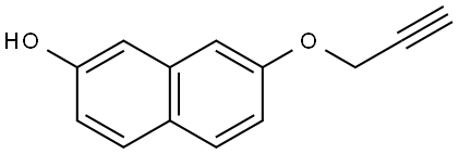 7-(2-Propyn-1-yloxy)-2-naphthalenol Structure