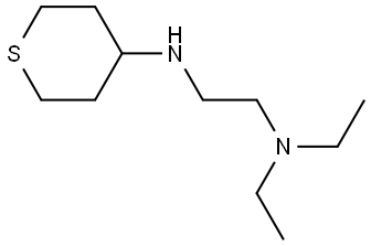 N1,N1-diethyl-N2-(tetrahydro-2H-thiopyran-4-yl)ethane-1,2-diamine Structure