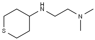 N1,N1-dimethyl-N2-(tetrahydro-2H-thiopyran-4-yl)ethane-1,2-diamine Structure