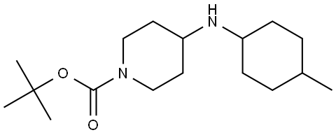 tert-butyl 4-((4-methylcyclohexyl)amino)piperidine-1-carboxylate Structure