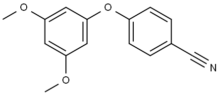 4-(3,5-Dimethoxyphenoxy)benzonitrile Structure