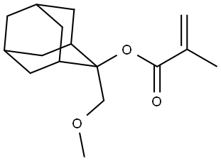 2-(Methoxymethyl)tricyclo[3.3.1.13,7]dec-2-yl 2-methyl-2-propenoate Structure